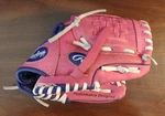 Rawlings PL90PPW Little Girls' Pink Baseball Glove Basket Web Pocket Rh Throw. Fixed Price $8.99.
