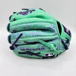 Rawlings Heart Of The Hide Baseball Glove Green Purple 11.5" Rht PROR204-2MPU. Fixed Price $274.99.