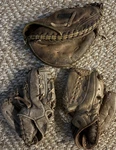 Baseball Lot Of 3 Leather Gloves Catchers Mitt Rh Lh Rawlings Regent. Fixed Price $35.00.