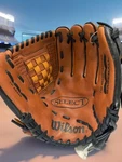 Wilson A2445 11" Baseball Glove Rht Select Leather Dual Hinge Web Hook Loop Cuff. Fixed Price $54.95.