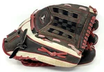 Mizuno Gvs 1303 Baseball Softball Leather Glove Mitt 13" Rht Black, White & Red. Fixed Price $19.95.