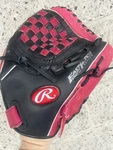 Rawlings FP1200PK Pink Red Highlights Fastpitch Series Leather Broken Rht. Fixed Price $25.00.