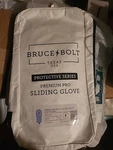 Bruce Bolt Protective Series Sliding Glove Youth Baby Blue Premium Mitt New. Fixed Price $85.00.