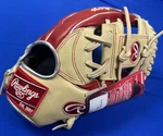 Rawlings Heart Of The Hide R2G Baseball Glove Tan Red 11.5" Rht PROR934-2CS. Fixed Price $259.99.