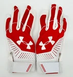 Under Armour Clean Up Batting Gloves Women's Medium White/red. Fixed Price $18.85.