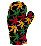 New Rasta Colors Pot Leaf Oven Mitt Kitchen Linen Marijuana 420 Smoke Weed Glove. Fixed Price $18.00.