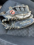 Rawlings RSG9B Baseball Glove Vintage Black Leather Rht Edge-u-cated Heel Worn. Fixed Price $26.95.