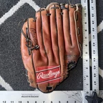 Rawlings Baseball Glove Mitt Rbg 26 12 1/2" Left Deep Well Pocket. Fixed Price $25.00.