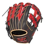 Rawlings Hoh Thunder 11.5" Infield Baseball Glove - Black/scarlet. Fixed Price $200.00.