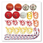 Champion Sports Physical Education Kit 7 Balls & 14 Jump Ropes Gym Class. Fixed Price $36.00.