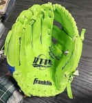 Franklin Meshtek Series 22353L 9.5 Youth Baseball / T-ball Glove Blue Green Lht. Fixed Price $17.99.