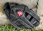 Vtg Rawlings RSG9B Dave Winfield Fastback Rht Black Leather Baseball Glove Mitt. Fixed Price $27.00.