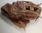 Leather Baseball Glove Wilson Force 2 Mitt A9831 Select American Cowhide Torn. Fixed Price $13.82.