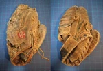 Lot Of 2 1950'S 1980'S Antique Vintage Rawlings Pro Baseball Gloves Rare Leather. Fixed Price $39.99.