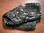 Official Rawlings Baseball Glove Mitt Edge U Cated Heel RMG35BL Black Leather. Fixed Price $39.99.