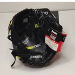 New Franklin Digitek 8" Baseball Glove Black Yellow Hand Formed Pocket. Fixed Price $19.99.