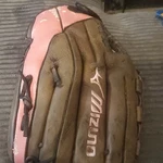 Mizuno GMVP1256FR Leather Baseball Softball Glove Brown Pink 12.5 Finger. Fixed Price $29.45.