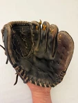 Wilson A2671 Vintage Leather Baseball Glove Rht Black Fielder Mitt. Fixed Price $39.99.