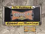 Vic Hubbard Speed & Marine Shop License Plate Frame. Fixed Price $31.95.