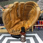 1970S Rawlings 1017 Robin Yount Personal Model Basket Web Glove Lht. Fixed Price $99.00.