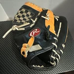 Rawlings Custom Series RCS120NO Inchbaseball Glove Right Throw Black Orange. Fixed Price $26.00.