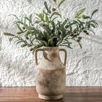 Mitt&ditt Ceramic Flower Vase With Handles, 11 Inch Tall For Centerpieces,. Fixed Price $47.93.