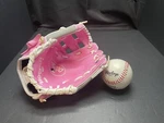 Wilson A200 Youth T-ball Mitt Glove Pink/gray Rt Hand Throw, Rawlings Baseball. Fixed Price $10.49.