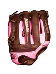 Franklin Rtp Girls Black & Pink Baseball Glove Durabond Lacing 4612-9 1/2. Fixed Price $10.99.