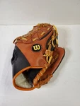 Wilson AO300 AS10 10" Split Hinge Ball Glove Right Hand Throw Left Leather. Fixed Price $15.00.