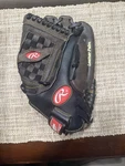 Rawlings Playmaker PM1250B Baseball Glove 12.5" Leather Palm Rht Brown Black. Fixed Price $18.00.