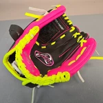 Rawlings Baseball T-ball Mitt 9.5 Inch Right Hand Throw Black Pink WPL95DSP. Fixed Price $15.00.
