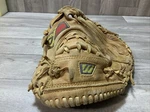 Mizuno MT1200 Catchers Glove Mitt Prof. Model Handcrafted Leather Max Flex Rht. Fixed Price $25.00.