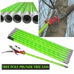 26 Feet Green Tree Pole Pruner Saw Garden Tools Outdoor Cutter Alloy Steel. Fixed Price $63.50.