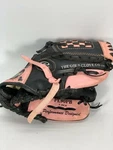 Rawlings 9" PL90PB Youth Black Pink Mitt Baseball Glove Right Hand Throw. Fixed Price $19.00.
