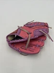 Rawlings RTB10 Inches Youth Pink & Purple Baseball Glove Right Throw. Fixed Price $14.95.