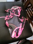 Franklin Glove 22320- 11" Pink & Gray Left Mitt For Right Handed Thrower. Fixed Price $6.25.