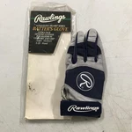 Rawlings Batters Glove Mens Medium Left Hand Blue Gold Award Baseball. Fixed Price $24.99.