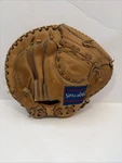 Vtg Spalding Catcher Mitt Glove 42-6116 Fastback Professional Baseball Rhthrow. Fixed Price $89.95.