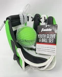 Franklin Soft Air Tech Youth 8.5 Inches Mitt Pvc Glove Green Black With Ball New. Fixed Price $14.99.
