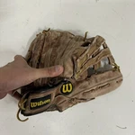 Wilson Staff Series WS3 A9710? Brown Leather Baseball Glove Right Hand Throw Bub. Fixed Price $20.00.