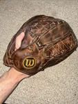 Wilson A2000 Xlc 12.5 Made In Usa Leather Baseball Glove Right Hand Throw. Fixed Price $80.00.
