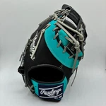 Rawlings Heart Of The Hide First Base Mitt Glove Rht Navy Blue Teal Green 13". Fixed Price $319.99.