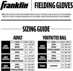 Franklin Fastpitch Pro Series 13" Softball Glove, White/black. Fixed Price $39.99.