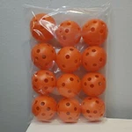 12 Franklin Sports Plastic 5" Training Balls - Batting Practice Golf. Fixed Price $19.99.