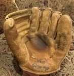Vtg Rawlings DW15 Leather Softballglove Made Usa Baseball Mitt Man Cave Decor. Fixed Price $35.00.