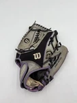 Wilson Flash Series Gray Purple Baseball Glove A04RF1912 Fastpitch Rht. Fixed Price $29.99.