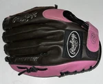 Rawlings Pink Brown Fast Pitch Softball 12" Leather Palm Mitt FP10DBP Rh Throw. Fixed Price $18.99.
