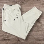Nwt Under Armour Ua Sportswear Woven Jogger Men Large Cream Ivory 1388016-114. Fixed Price $49.95.