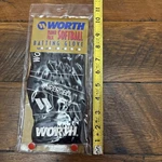 Worth Padded Palm Softball Baseball Batting Glove Right Hand Size Large New. Fixed Price $18.10.