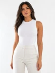 Women's Express Seamless Ribbed Bodysuit 2-PACK Xl White Black Nwt. Fixed Price $35.00.